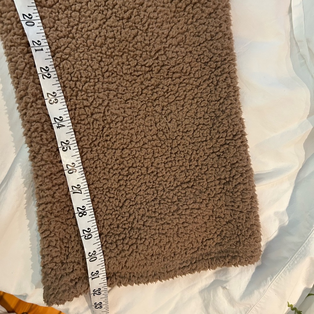 SKIMS Teddy Track Pants Desert Brown M Long - Picture 14 of 15